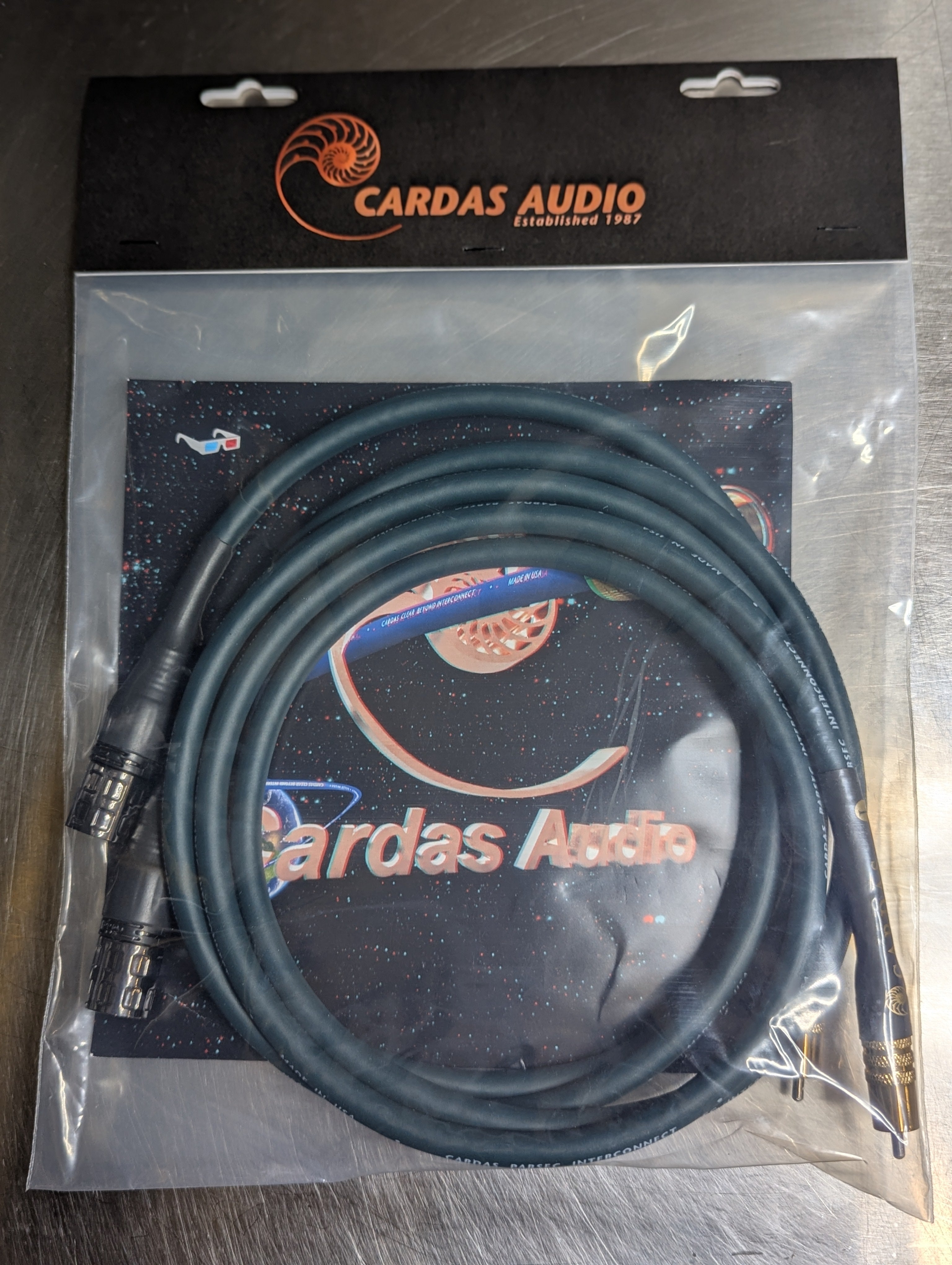 Cardas Parsec Interconnect - PAIR - OPEN BOX - MRCA to MXLR 1.5M