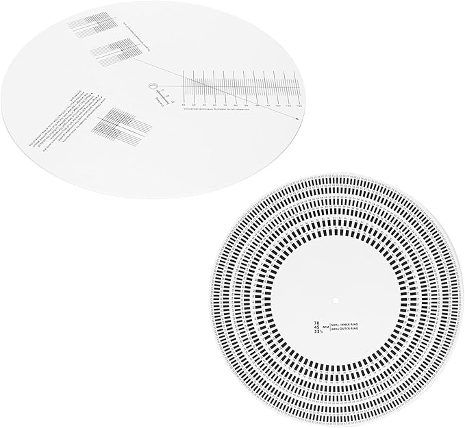 Turntable Stroboscope LP Calibration Disc