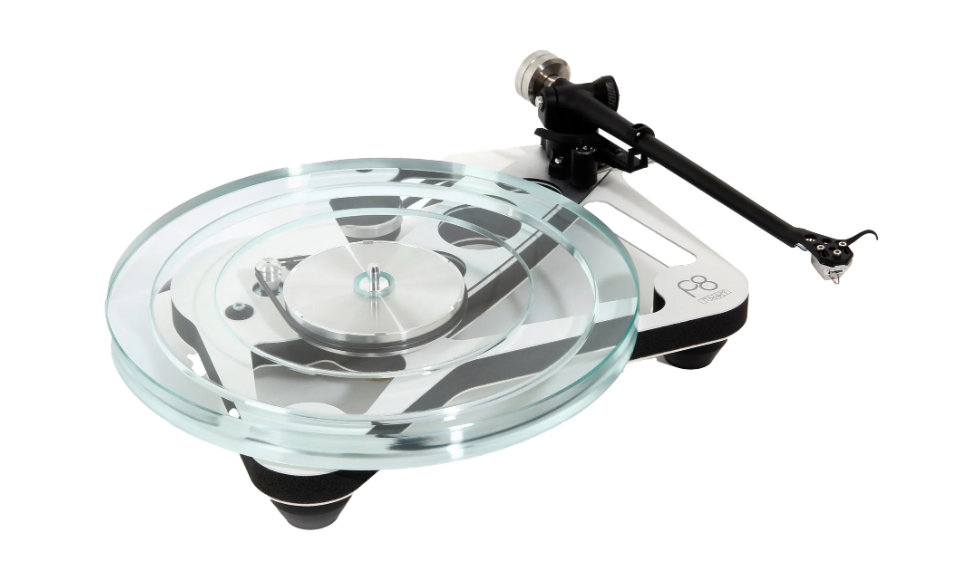 Rega Planar 8 with Neo PSU and Dustcover - White - Factory Open Box