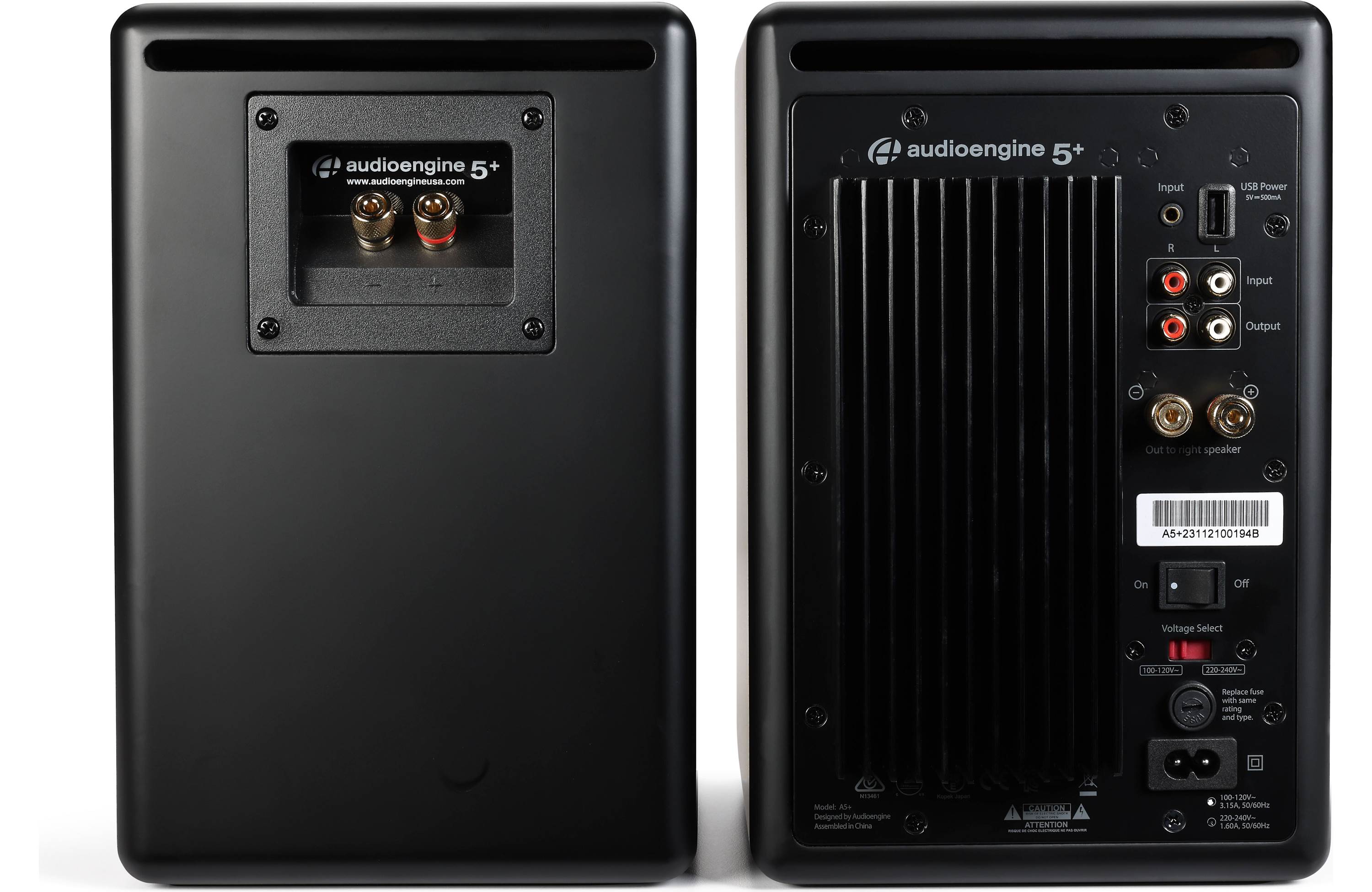 Audioengine A5+ Powered Speakers - BLACK