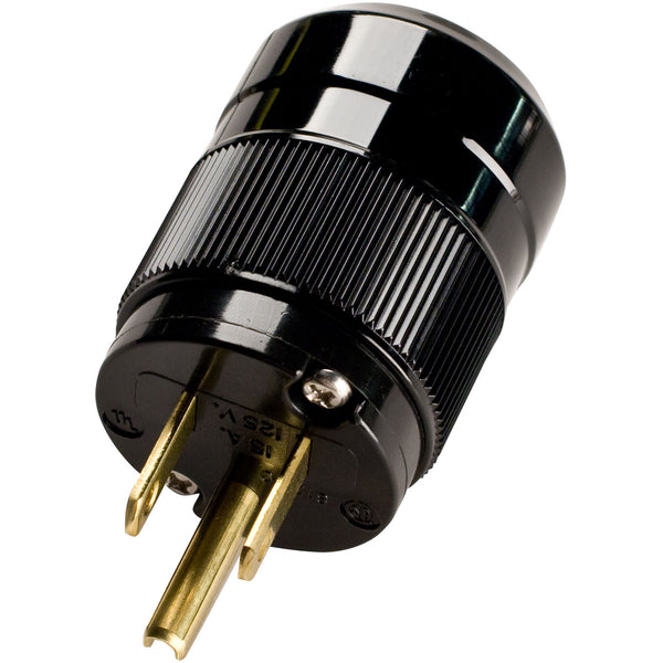 Wattgate 5266i Black Standard Wall AC Power Connector - EACH