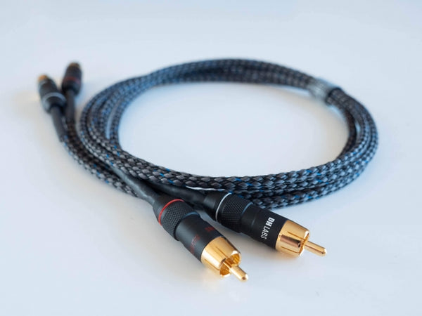DH Labs Silver Pulse RCA Interconnect Cable - PAIR - Dedicated Audio