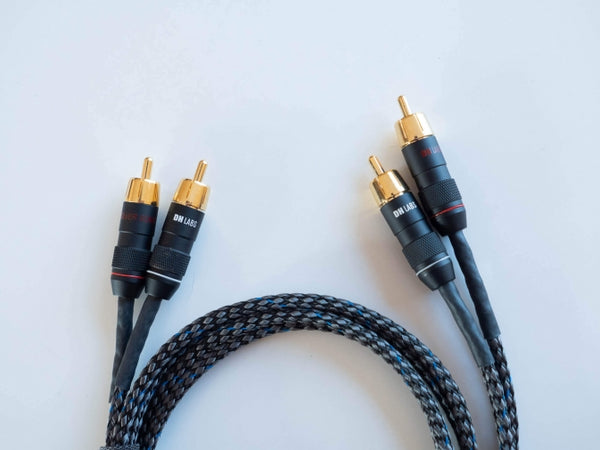 DH Labs Silver Pulse RCA Interconnect Cable - PAIR - Dedicated Audio