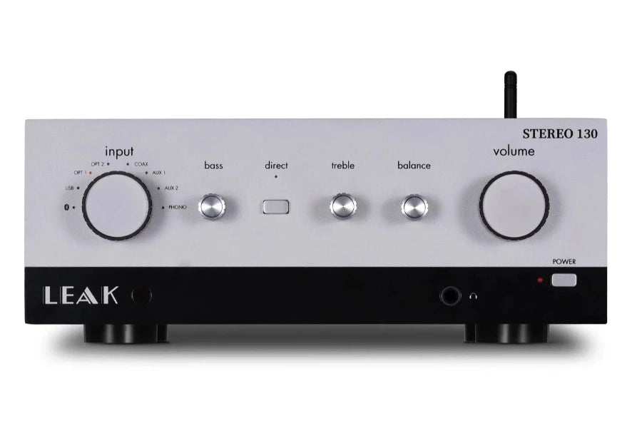 Leak 130 Stereo Integrated Amplifier - Silver - Dedicated Audio Leak 130 Stereo Integrated Amplifier - Silver - Dedicated Audio
