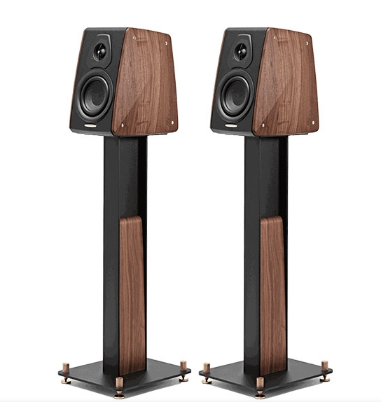 SONUS FABER CONCERTINO G4 STANDMOUNT SPEAKERS with IRON STANDS G2