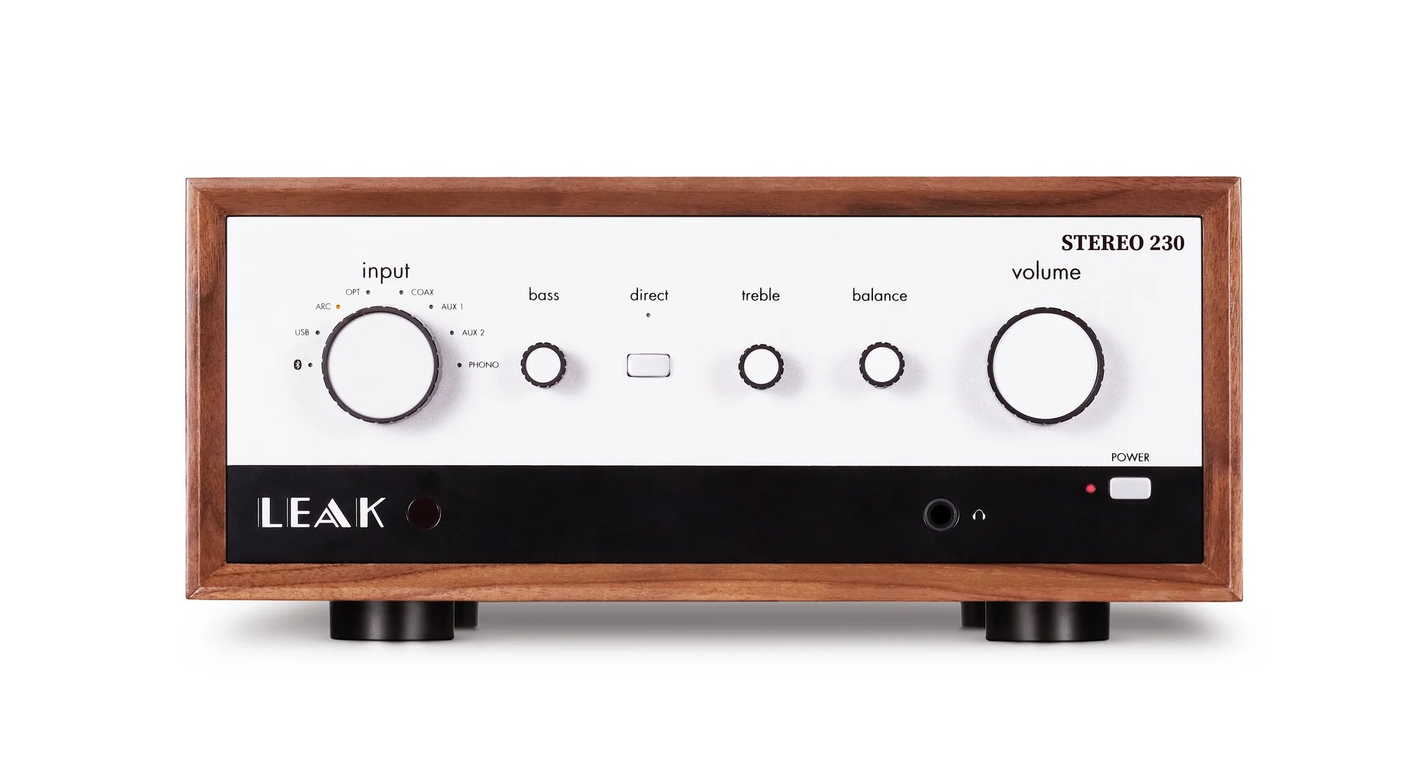 LEAK Stereo 230 Integrated Amplifier - Walnut - Dedicated Audio LEAK Stereo 230 Integrated Amplifier - Walnut - Dedicated Audio