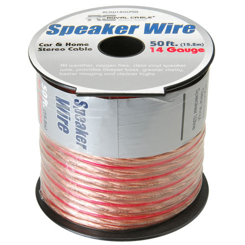 Speaker Cable - 14 AWG OFC Copper - 50 ft. ROLL - Dedicated Audio