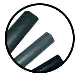 Heat Shrink Tubing BLACK - Dual Wall Adhesive Lined - 9mm-3/4"- 2ft Sticks