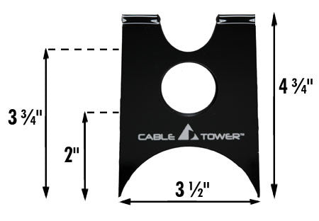Cable Tower V2 Audio/Video Cable Support - Kit of (4)