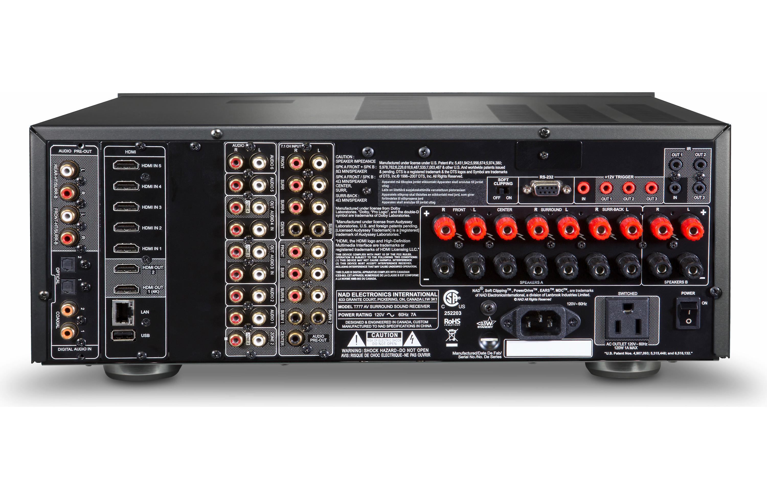 NAD T 777 V3 AV Surround Sound Receiver