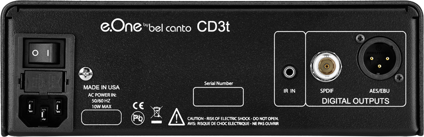 Bel Canto Design CD3t CD Transport