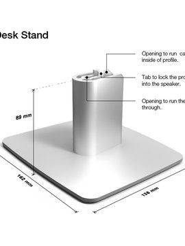 Dynaudio XEO 10 Wireless Powered Speaker Desk Stands
