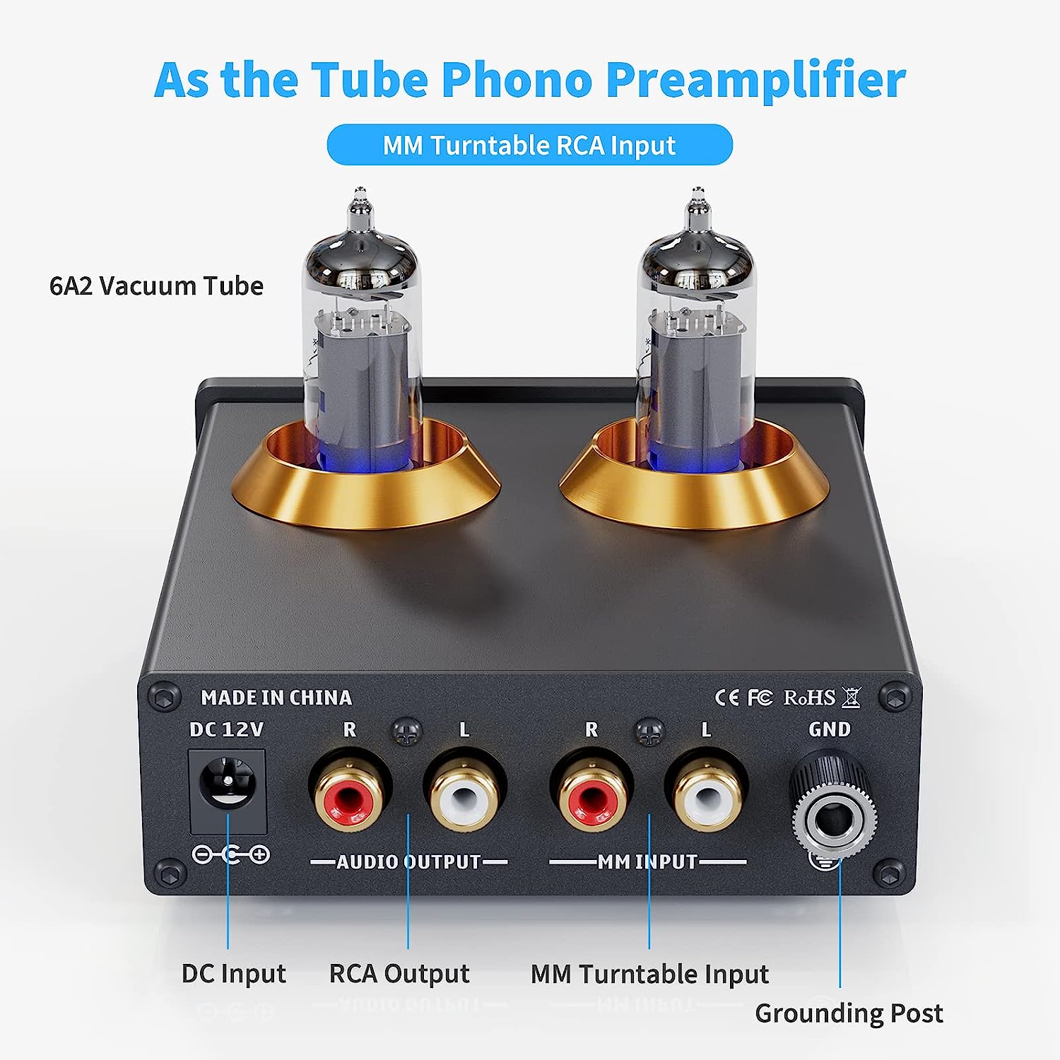 Fosi Tubed Phono Preamplifier