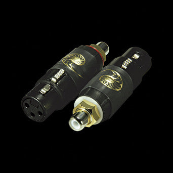 Cardas XLR Adapters - Female XLR to Female RCA - PAIR - Dedicated Audio