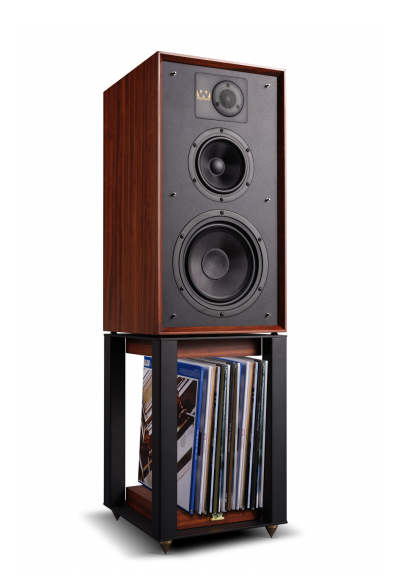Wharfedale Linton Heritage Speaker Stands - Red Mahogany - PAIR