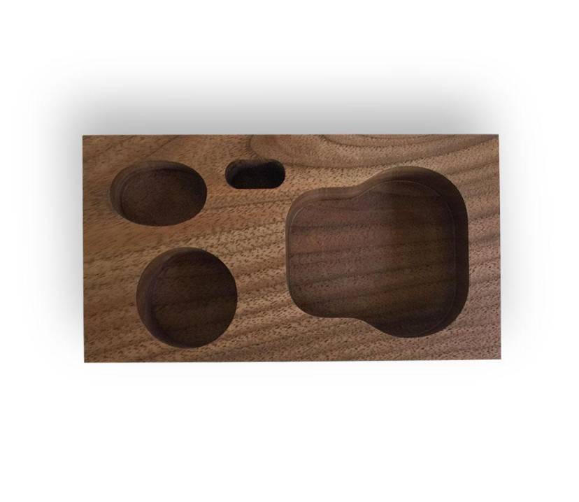 GrooveWasher Walnut Display Block