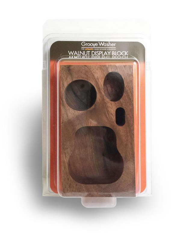 GrooveWasher Walnut Display Block